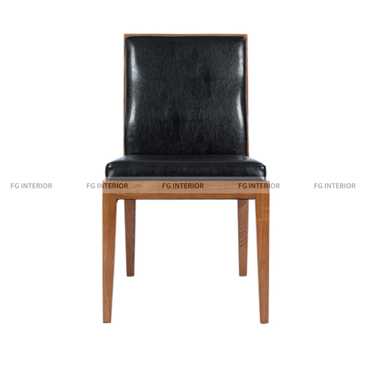 Ghế gỗ nhà hàng đệm da MIDI