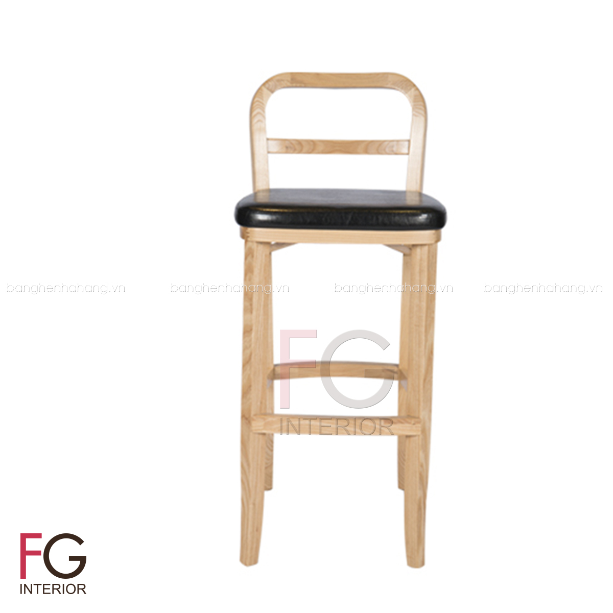 Ghế bar gỗ đệm IRISa