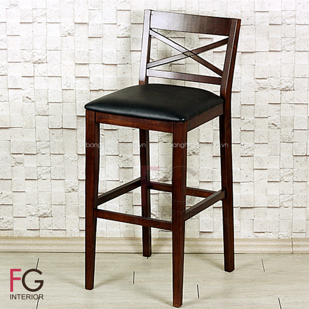 Ghế bar gỗ đệm JOEb