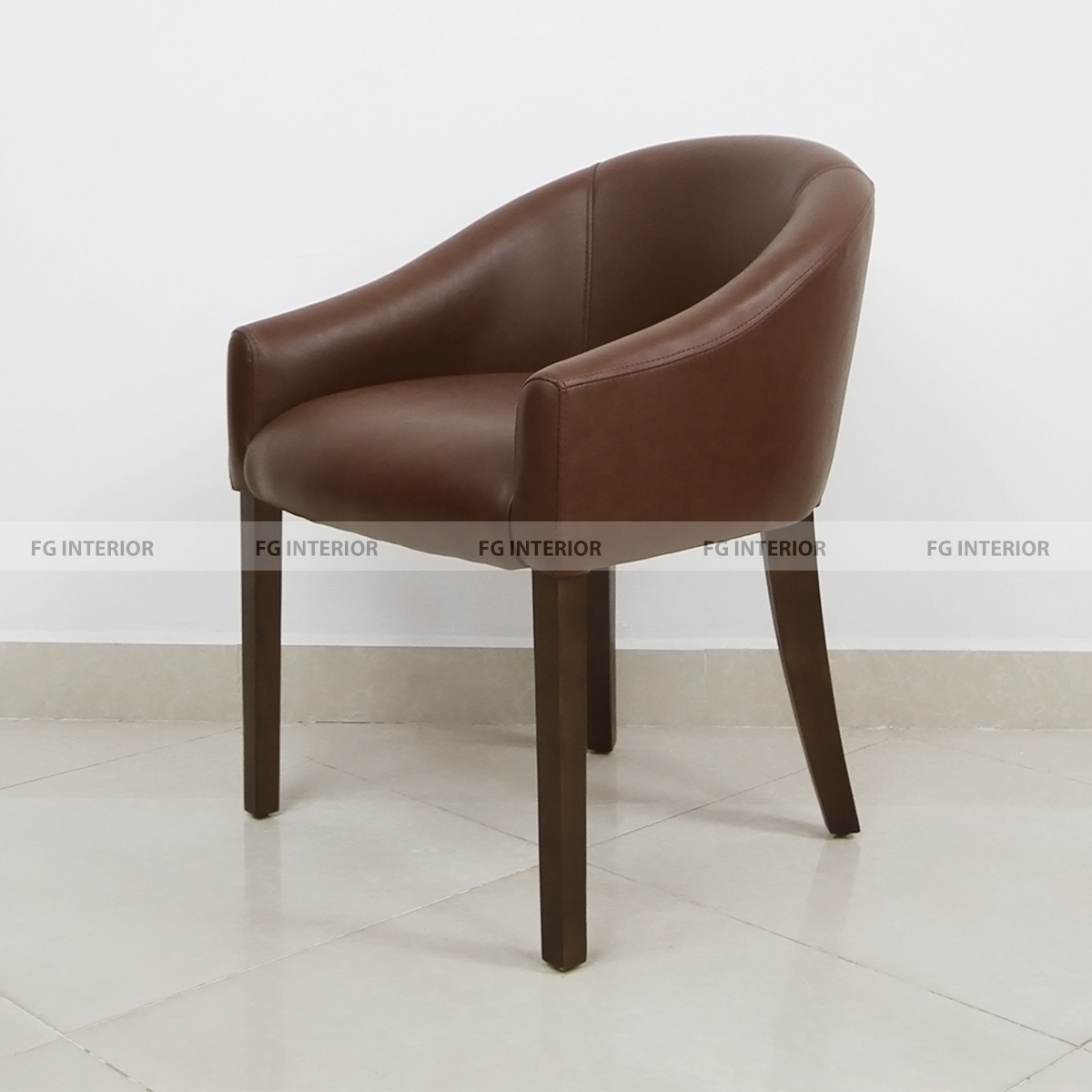 Ghế gỗ cafe bọc da FSS04