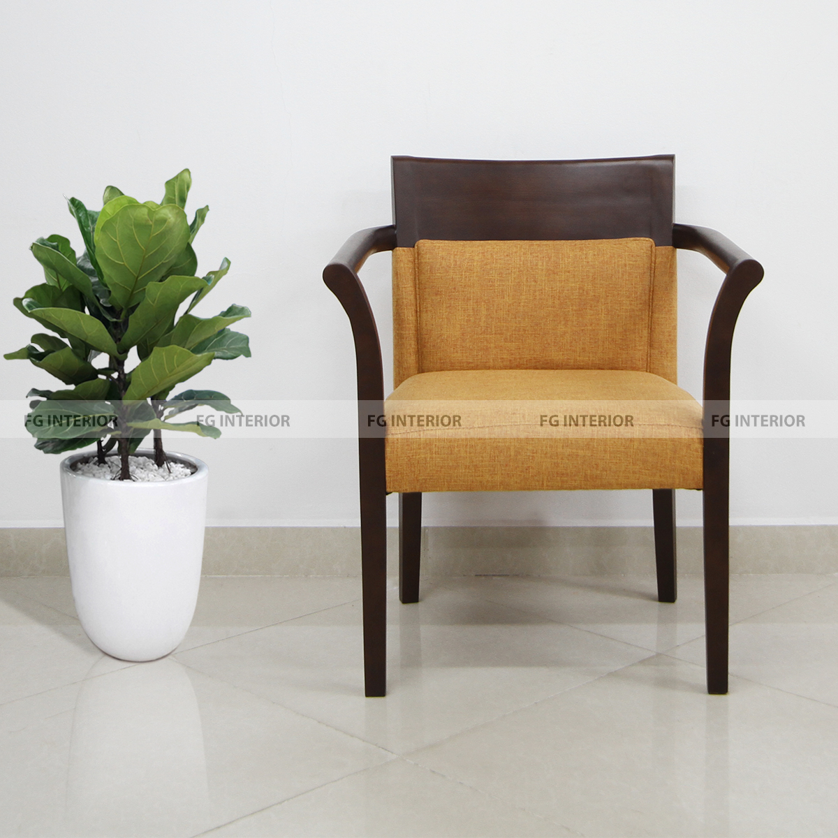 Ghế gỗ cafe có tay HAND